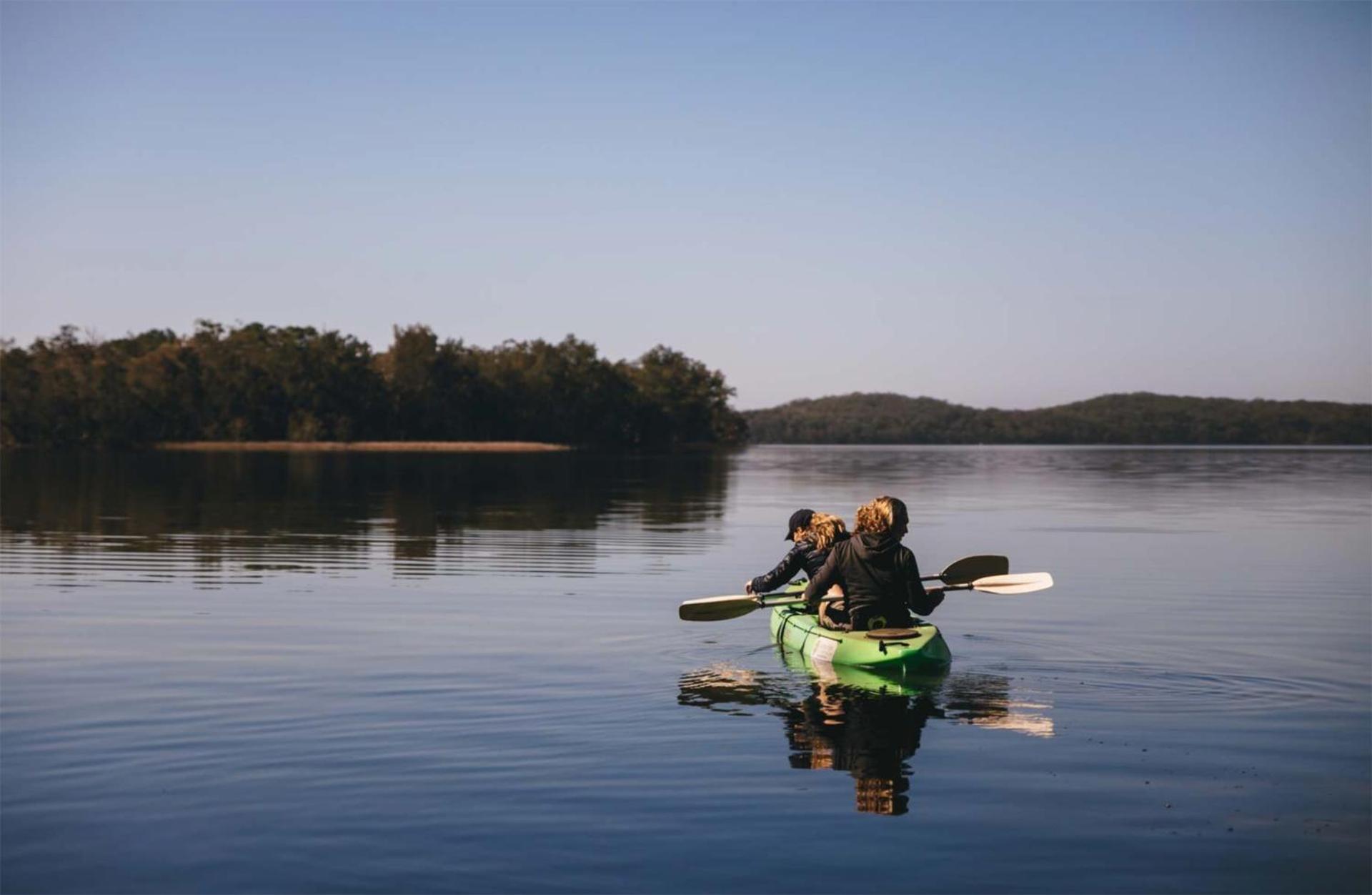 Bombah Point Eco Cottages Bulahdelah Bagian luar foto